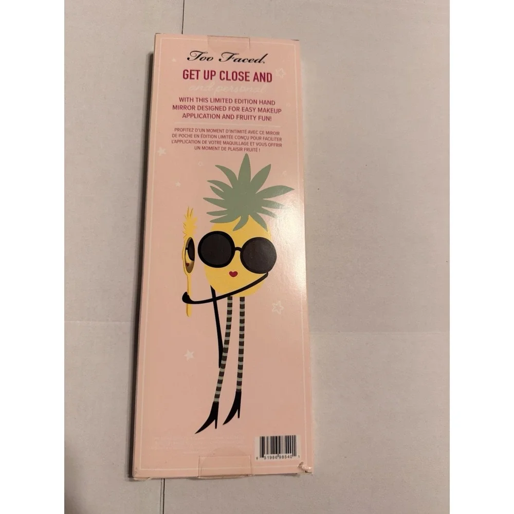 Too Faced Tutti Frutti Pineapple Hand Mirror Lookin' Fine-Apple New in Box